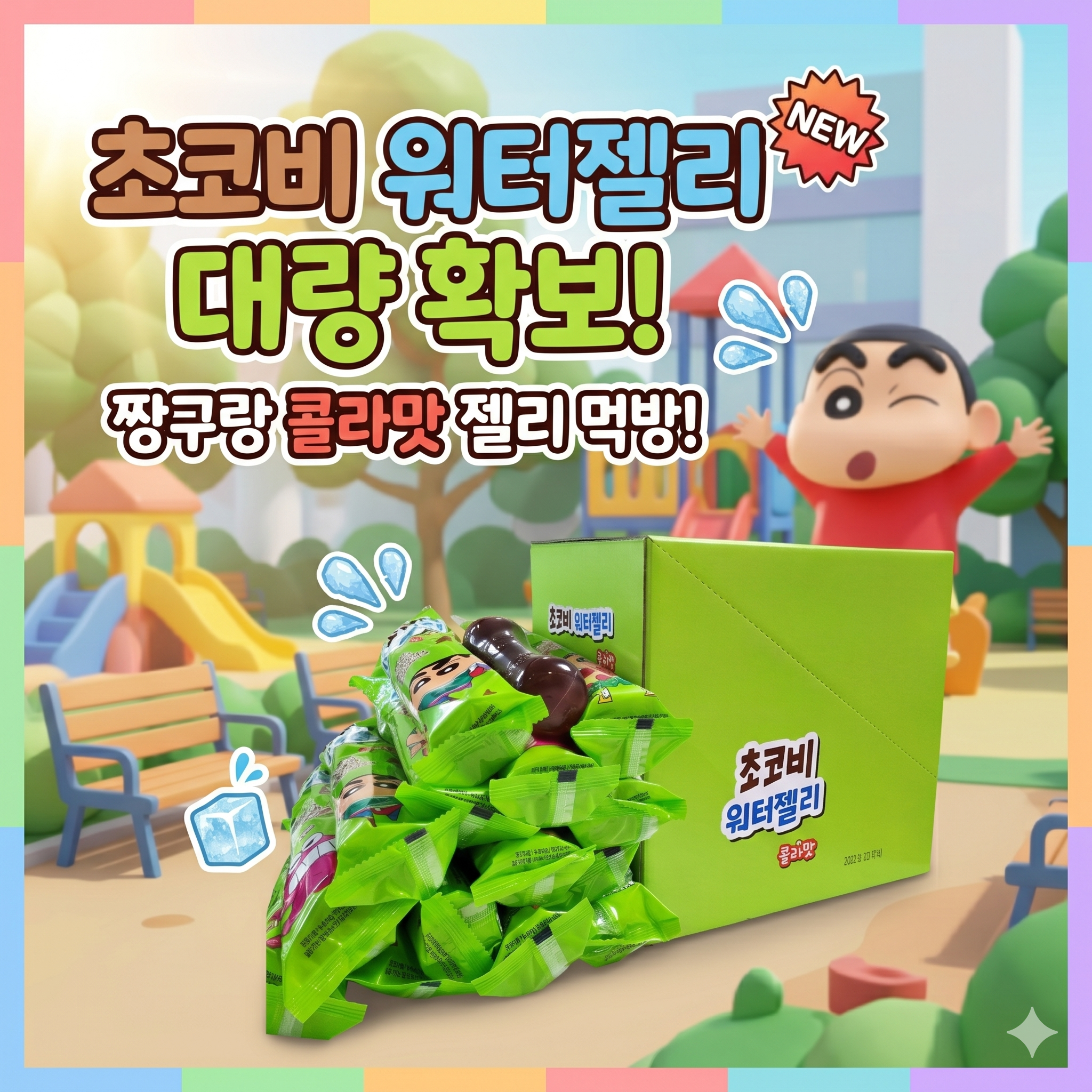 초코비 워터젤리 콜라맛 15개입(1박스)