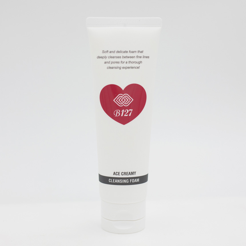 b127 클렌징폼 에이스 크리미 우유단백질 부드러운 거품 저자극 120ml
