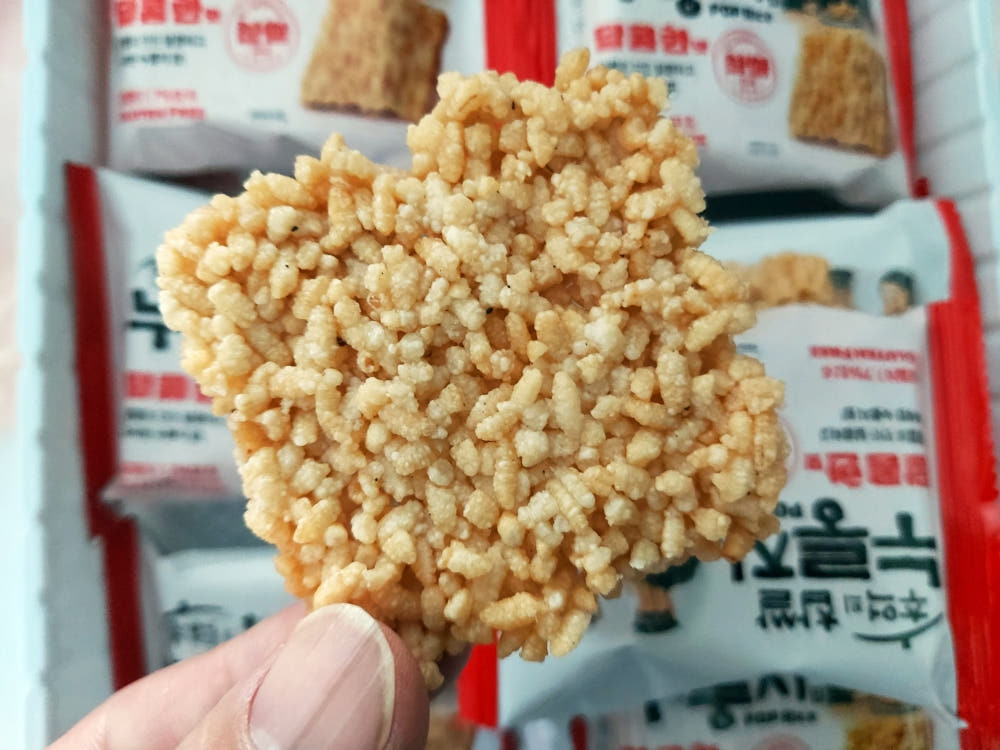 288g 찹쌀누룽지팝 추억의 함유 75.9% 누룽지 쌀 과자 개별포장