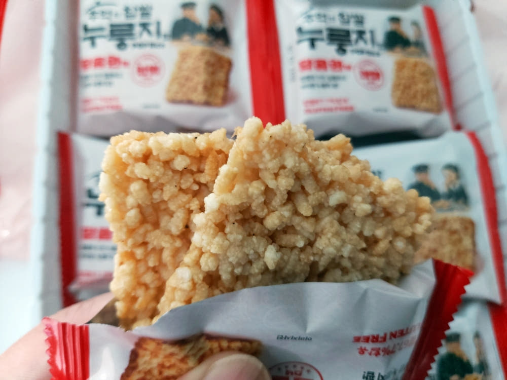288g 찹쌀누룽지팝 추억의 함유 75.9% 누룽지 쌀 과자 개별포장