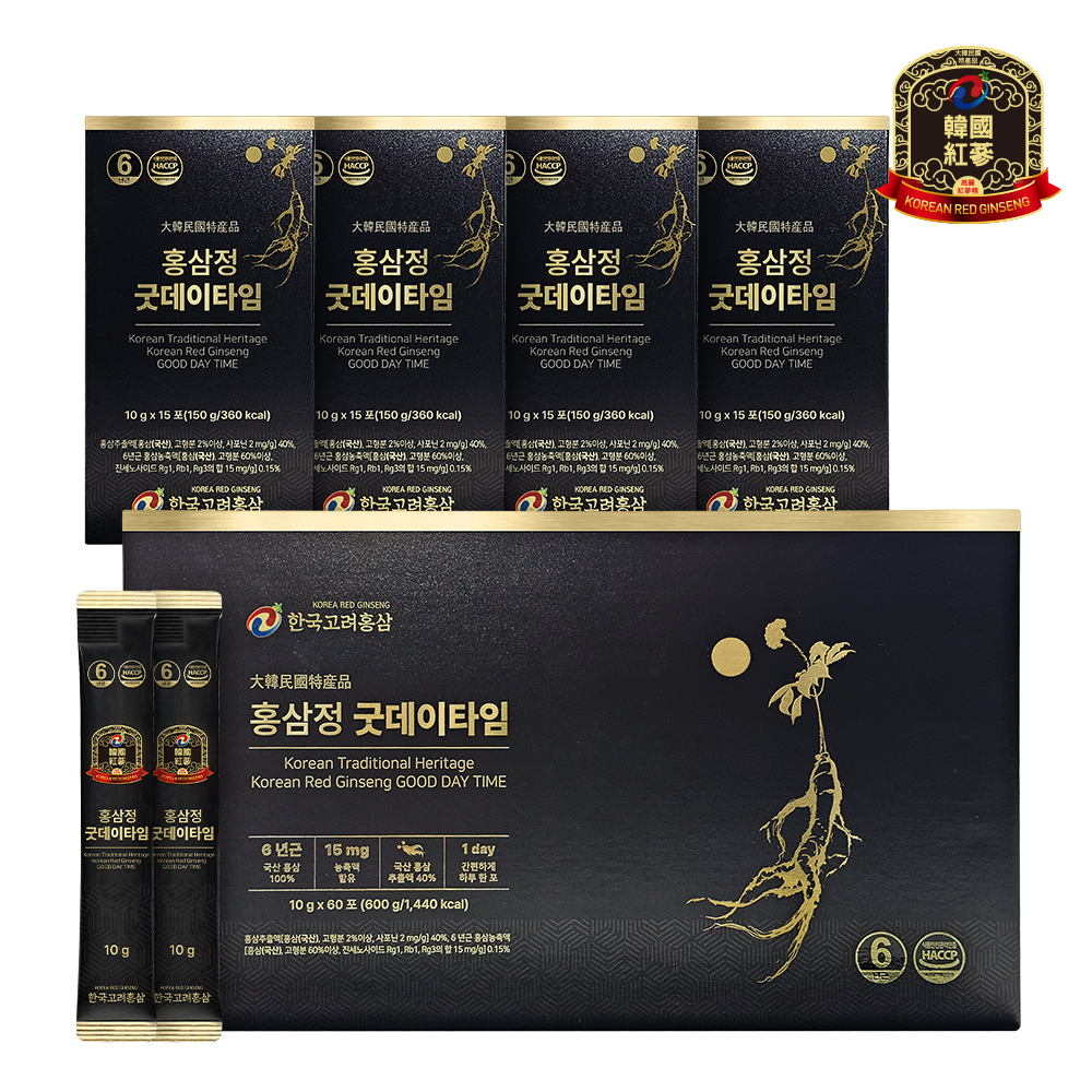 [한국고려홍삼] 홍삼정 굿데이타임 (10g X 60포)