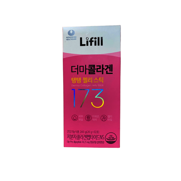 [농심 라이필] 더마콜라겐 탱탱 젤리 스틱 (12포)*2개