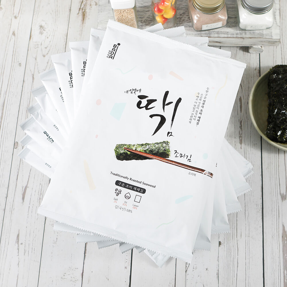 [새벽바다] 딱김 조미김 * 3봉 (1봉*5매25g)