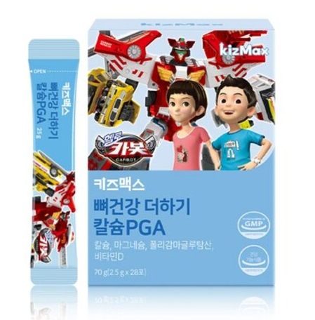 키즈맥스 뼈건강 더하기 칼슘PGA 28포
