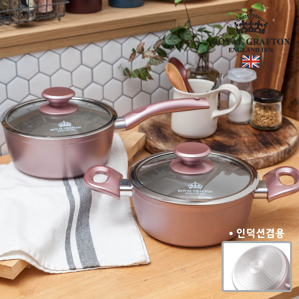 [로얄그래프톤] 로사 IH 세라믹냄비 2종