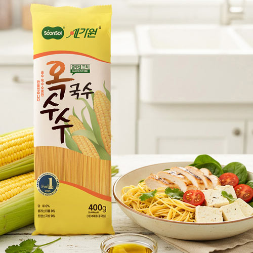 순솔가원 100퍼센트 옥수수국수 400g (대용량)