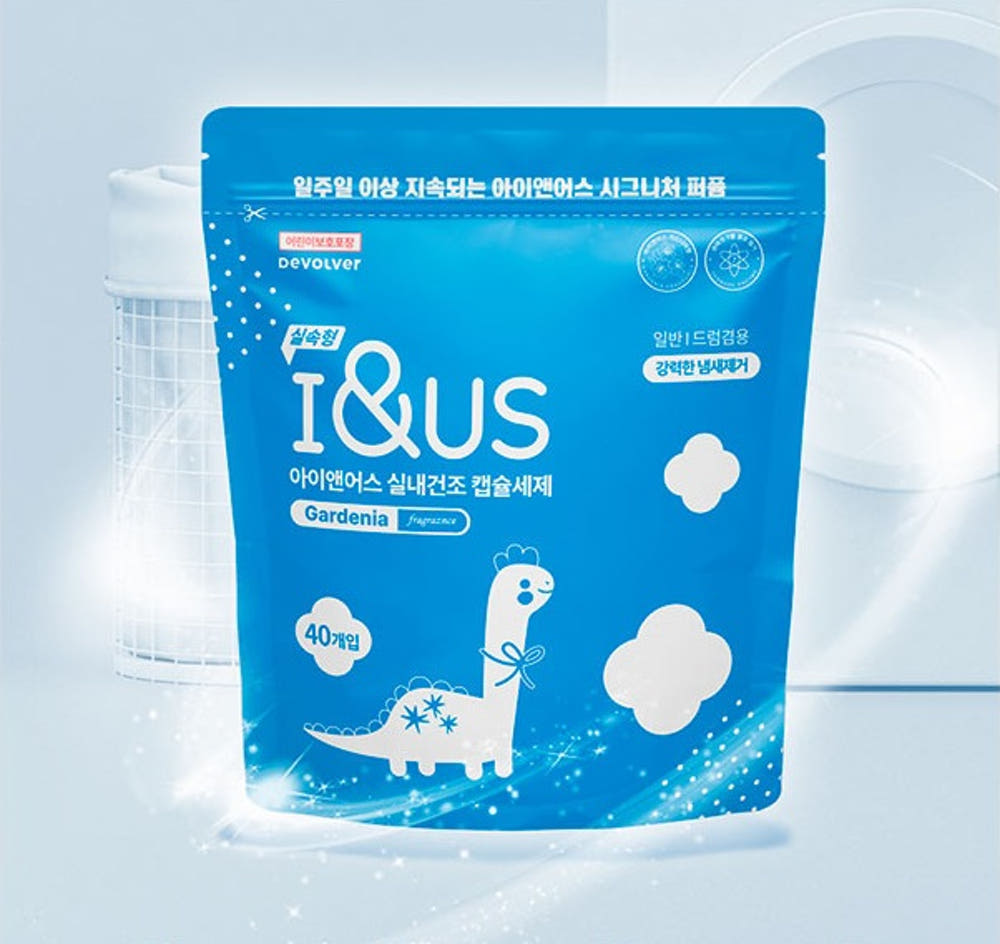 아이앤어스 실속형 향기 캡슐세제 가드니아향 8g x 40개입