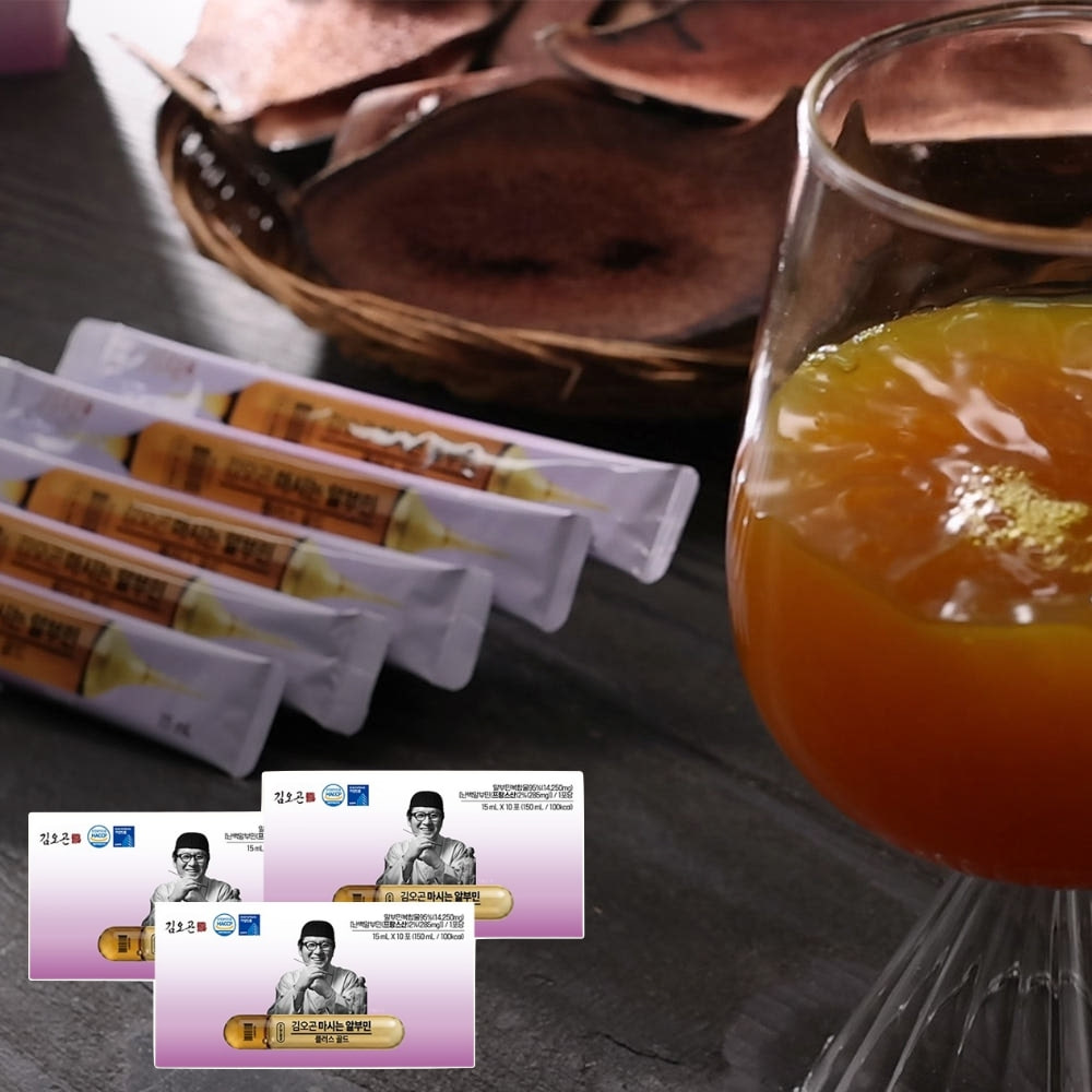 [기력회복] 김오곤 마시는 알부민 플러스 골드 단백질 액상 스틱