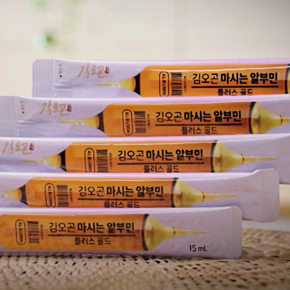 [기력회복] 김오곤 마시는 알부민 플러스 골드 단백질 액상 스틱