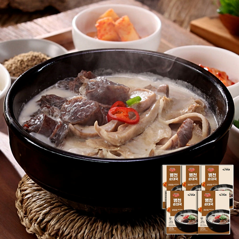 노다지 병천 순대국 750g 5팩