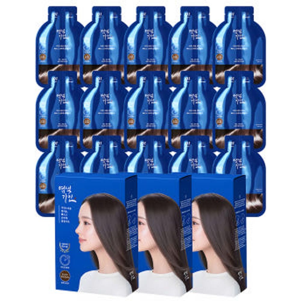 염색가인 3분 간편 셀프 염색약