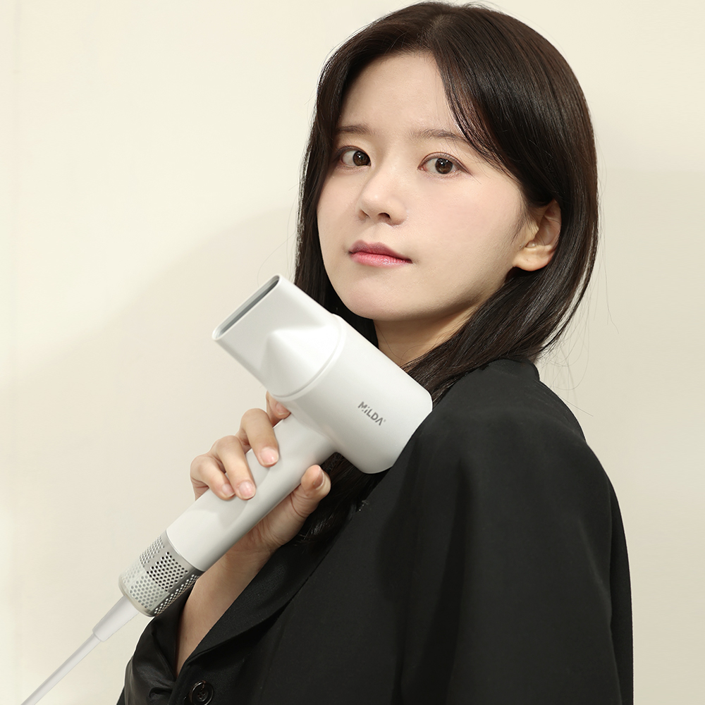 [밀다] 냉온 순환 BLDC 항공모터 음이온 헤어 드라이기3