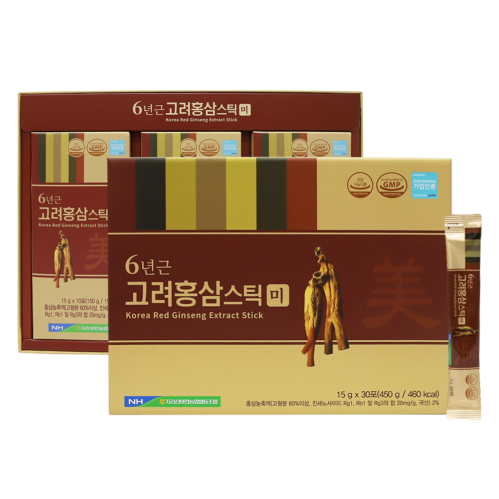 [지리산마천농협]6년근고려홍삼스틱미 15g*30포  (명절 효도선물)