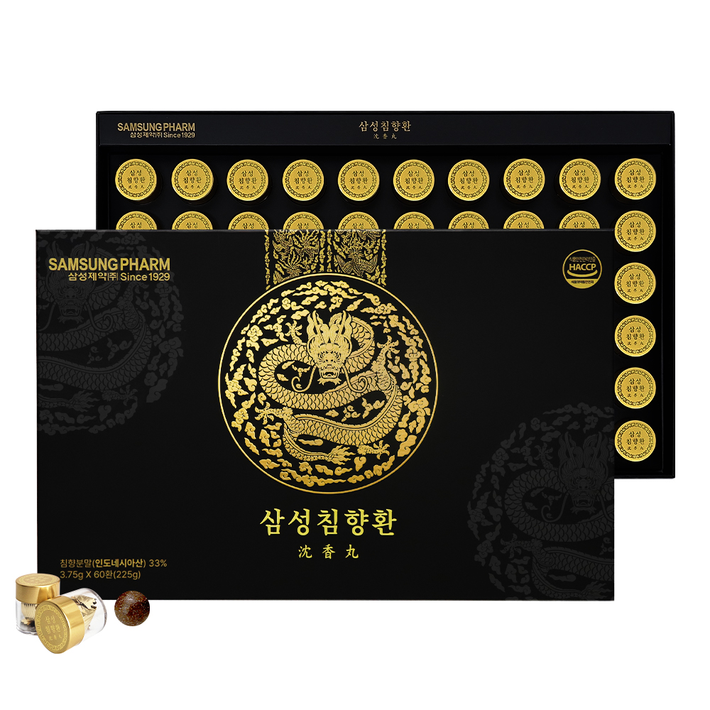 [삼성제약] 삼성침향환 3.75g*60환 (명절 효도선물)
