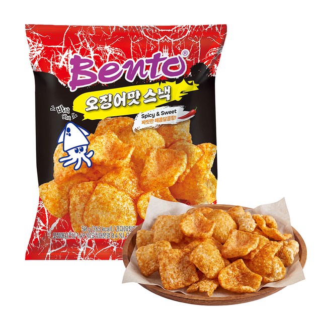 벤또 오징어맛 스낵 50g