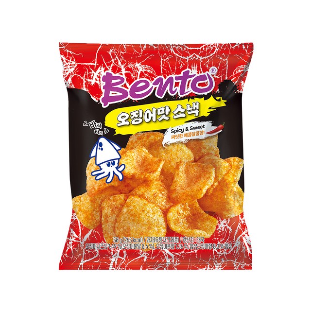 벤또 오징어맛 스낵 50g
